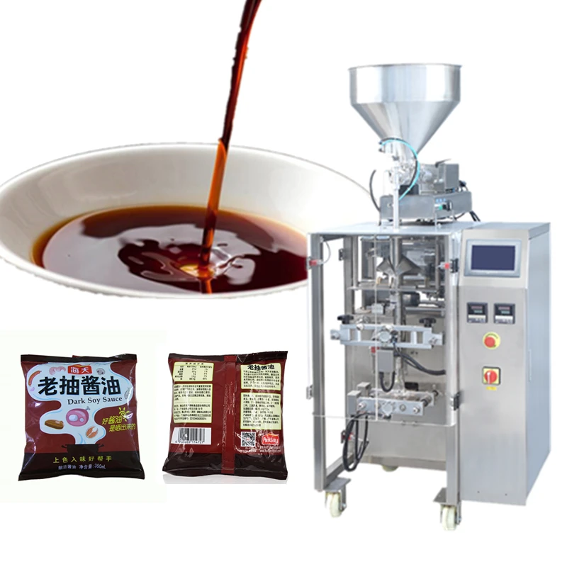 1kg chili instant seafood soy sauce molasses packing machine tomato sauce jam catchup sachet caviar packing machine
