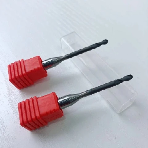 Long neck CVD diamond coated super quality precision  end mill cutter for graphite in bulk/wholesale