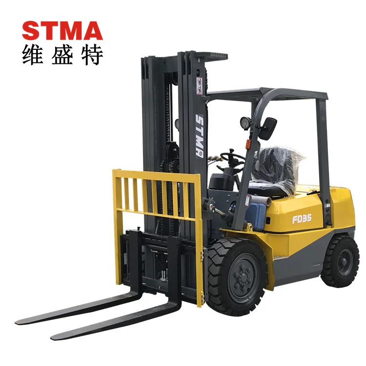 STMA equipment chinese engine fork lift crane 3tn 3.5tn 3.8tn diesel fuel forklift in stock