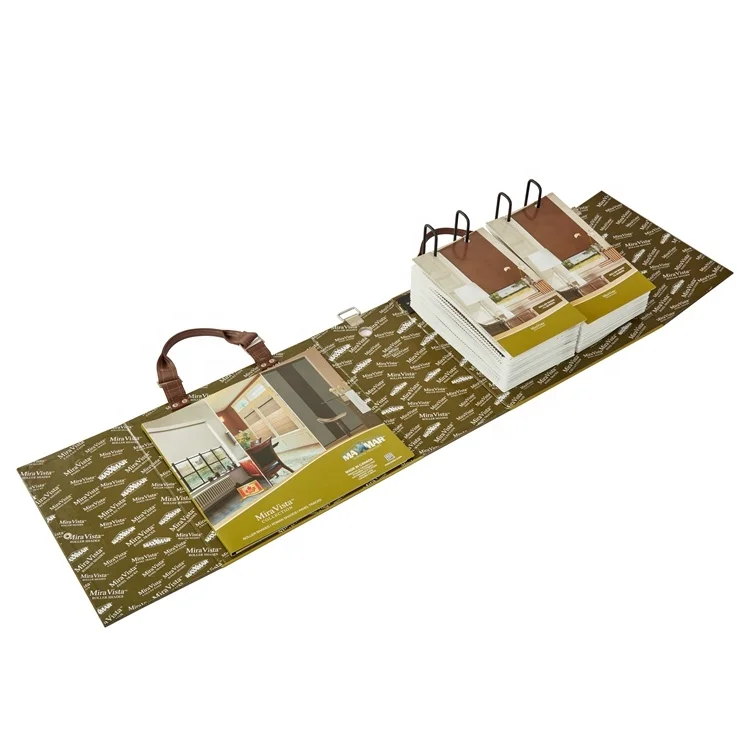 Customized New Design  Rollder Blinds Colour Book Card Fabric Swatch Card Sample Book