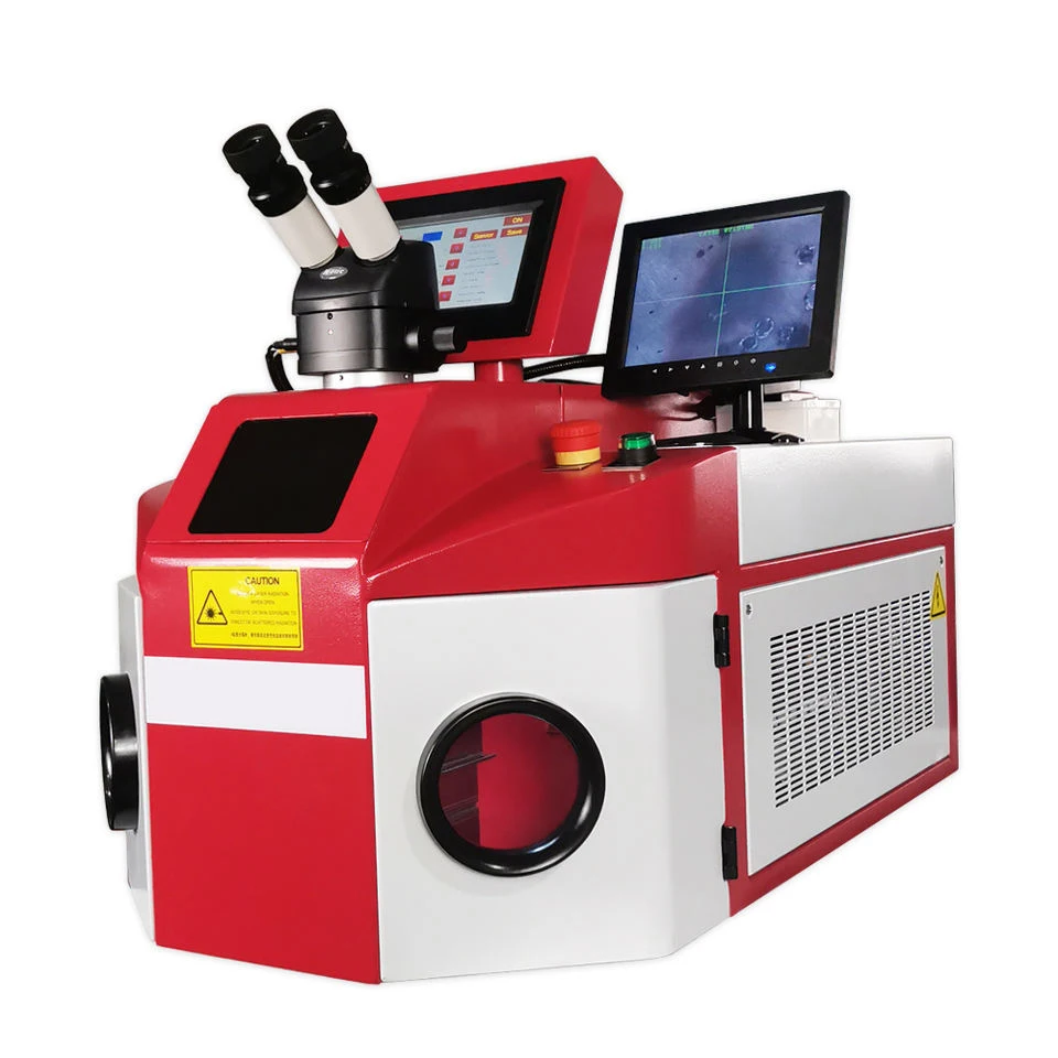 100w 200w Jewelry Argon Spot Microscope Welding Laser Gold Welder Small Electric Welding Machine