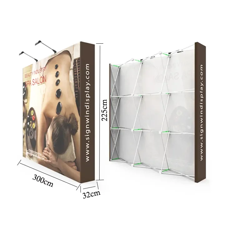 Aluminum Pop Up Stand Backdrop 10ft*10ft Backdrop Display Pop Up Display Stand Pop Up Straight Display Stand