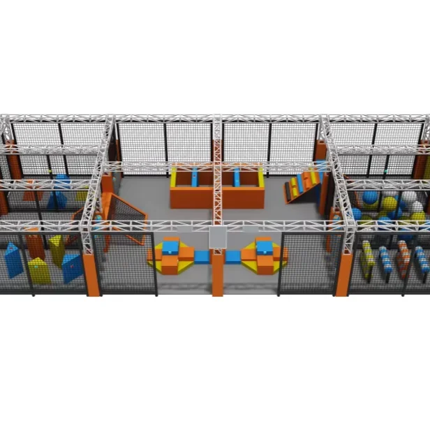 Indoor Ninja Warior Soft Playground 2507B