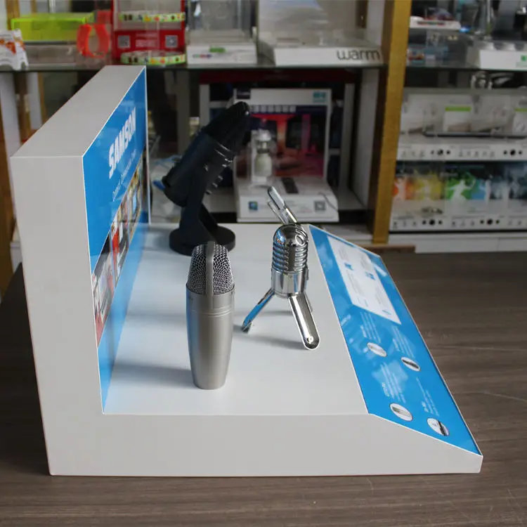customize store display stand Microphones display stand