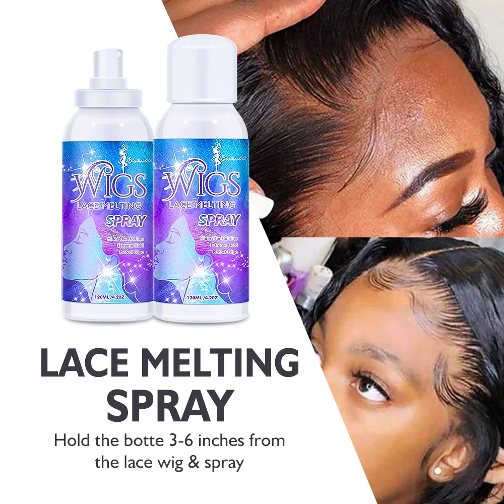 Slaying Lolli Strong Natural Finishing Hold Wig Extreme Hold Melting Lace Spray Lace Adhesive Glue