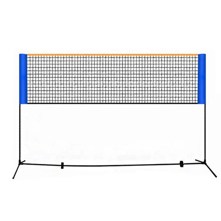 5M Factory Direct Sale Portable  Adjustable Height Indoor And Outdoor Badminton Practice Net Customized
