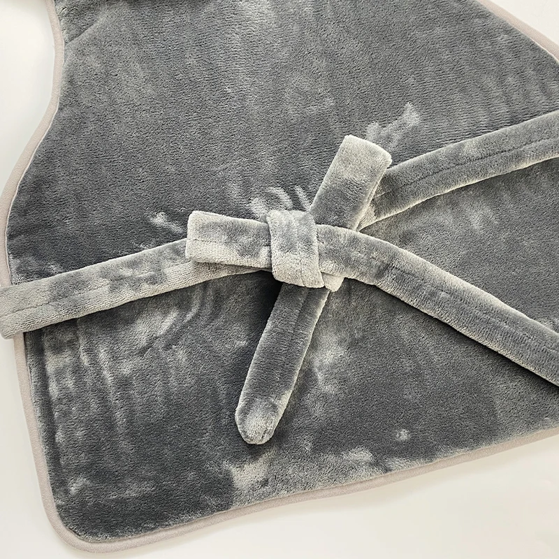 Gray and blue color heating back pad washable heating back pad