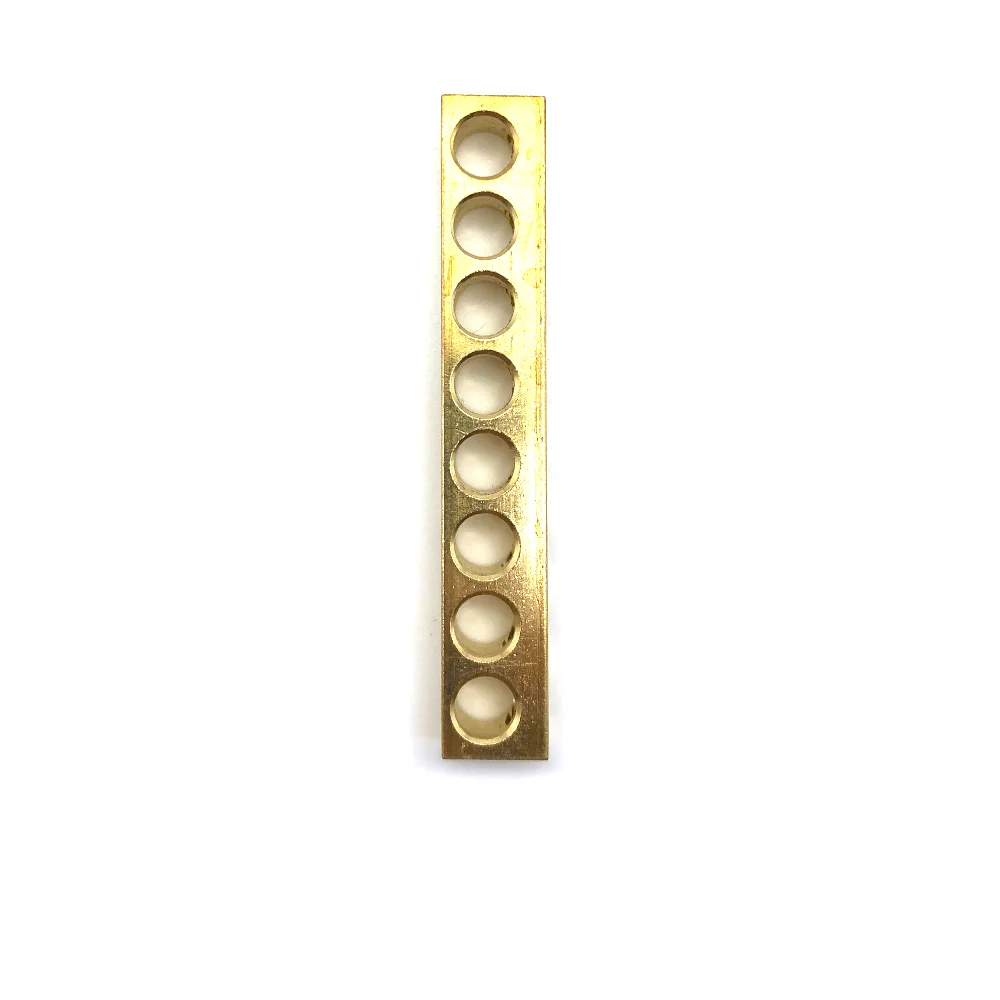 Ampnect 2022 Top Quality Universal Brass Terminal Block Copper  Screw Connecting Brass Terminal Block Neutral Link Connector
