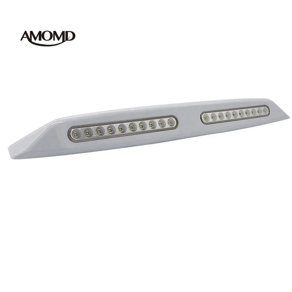 Amomd крыльцо потолочные светильник Открытый водонепроницаемый 12V 6ВТ для автомобиля, RV светодио дный Работа светодиодные ленты светильник бар