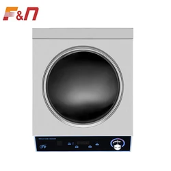 High quality heavy load 3500watt stainless steel commercial induction hob