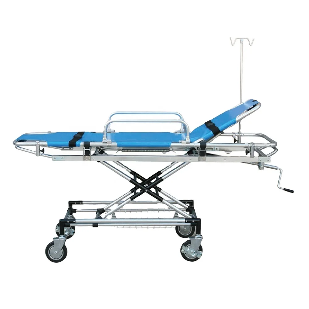 WS405 Aluminum Alloy Folding Emergency Ambulance Patient Stretcher