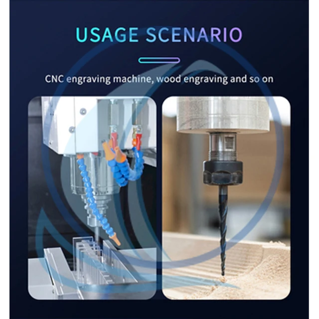 CNC Engraving Machine Top Quality 0.8KW ER11 Grinding Automatic Tool Change Spindle For CNC Router CNC Spindle Set