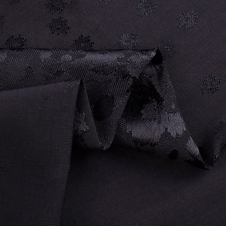 Fancy Oblique Cold Touch Viscose Rayon Floral plum Blossom Jacquard Fabric for Dress and Skirt