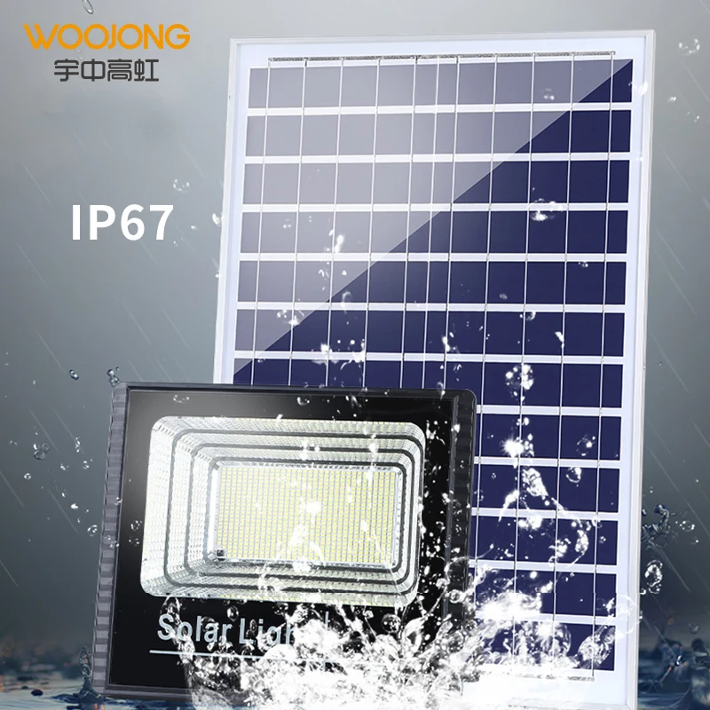 Woojong outdoor 30W 40W 70W 100W prices led flood light solar floodlight