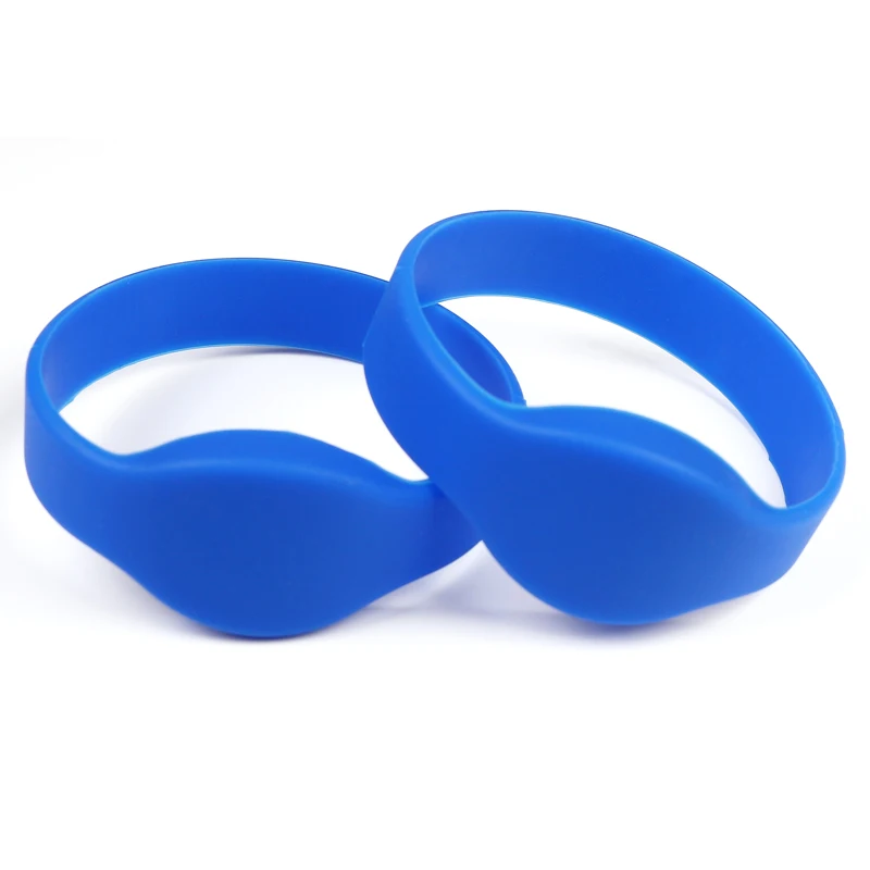 OP002 Wholesale Customized NFC Bracelet 13.56mhz RFID Silicone Wristband for Event