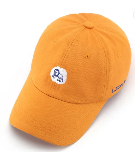 OEM ODM 6 Panel Custom Animals Embroidery Cotton Baseballcaps