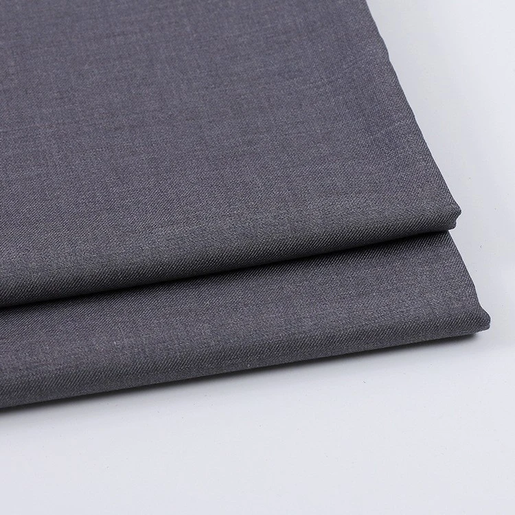 Factory direct sale heavyweight twill TR woven garment material fashion breathable high quality soft business suit fabric