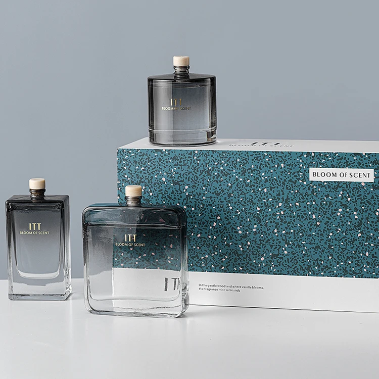 100 ml Gradient color perfume bottle household non-fire fragrance reed diffuser bottle