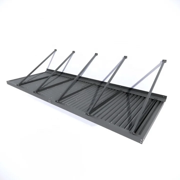 Lianhong outdoor aluminum awning durable anti-rust for courtyard /balcony/ window /carport