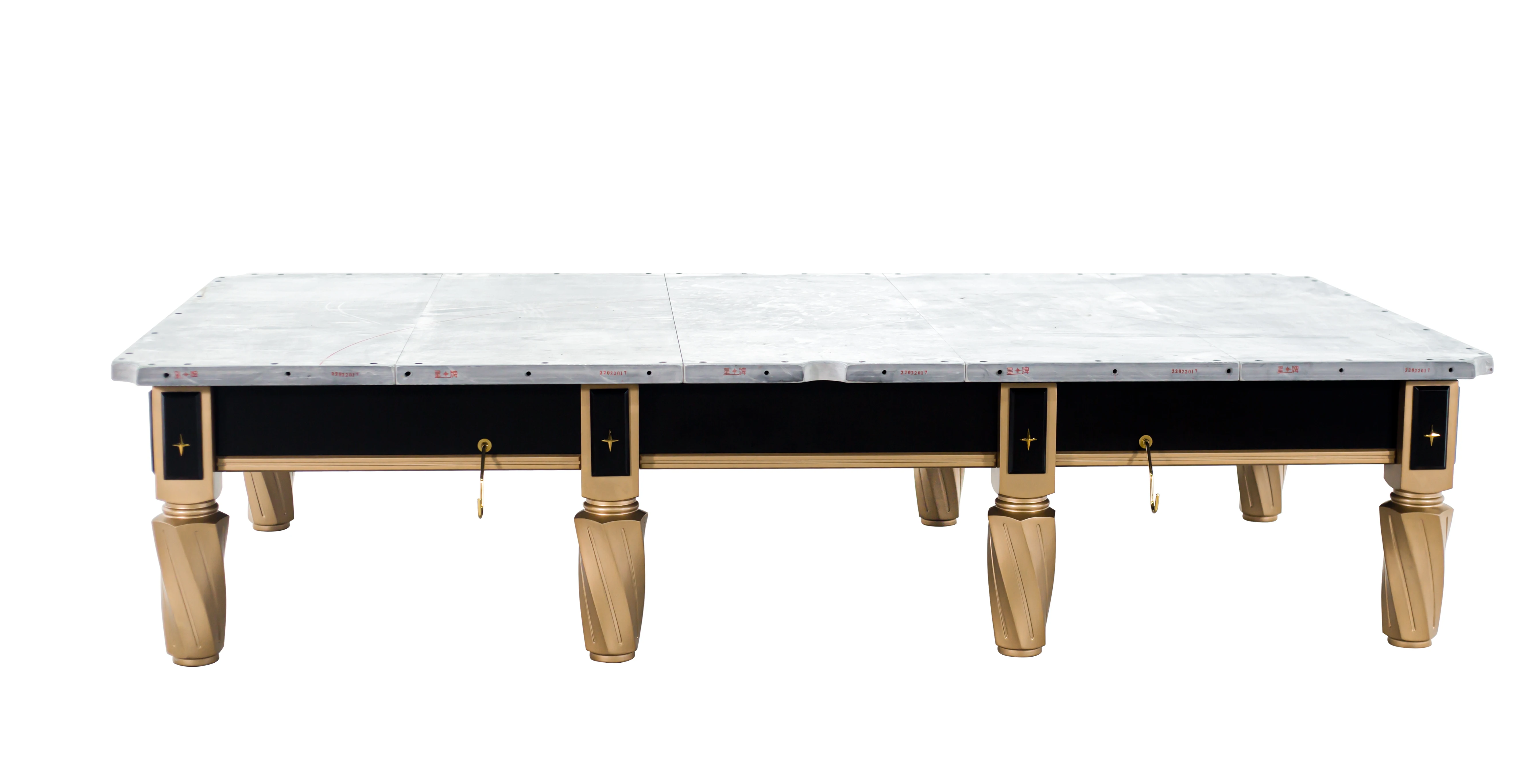 Xingpai 2024 new snooker table    with professional steel block  and Leather Pockets