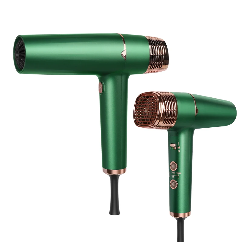 High Speed Ionic Infrared Ceramic Hair Dryer with Nozzle Attachment