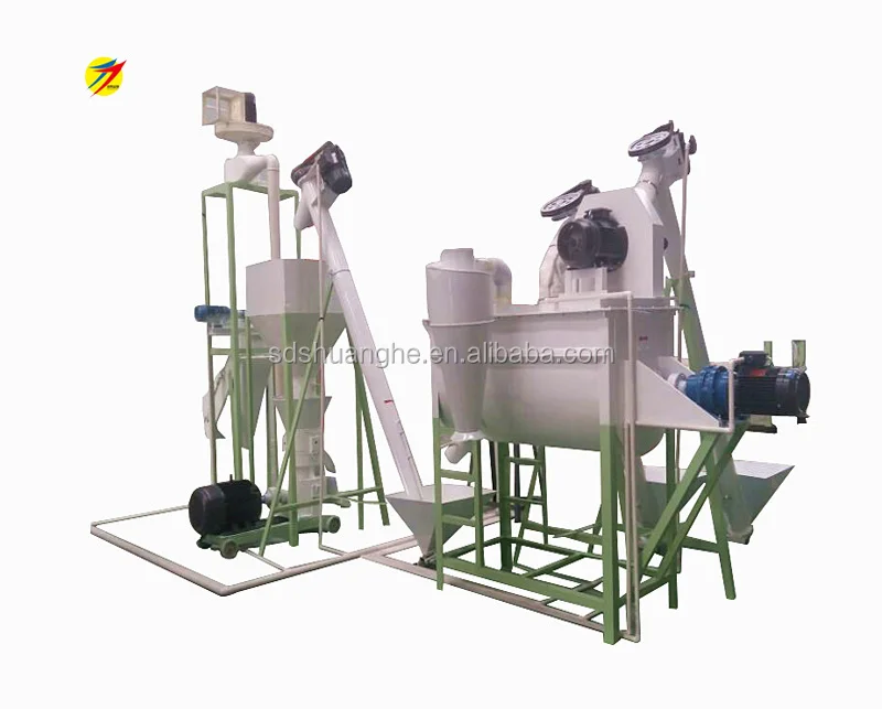 Pellet Machine Livestock Corn Grass Pellet Cattle and Sheep Feed Pellets Mill Line