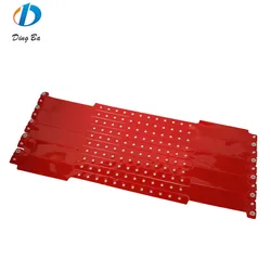 High Quality Waterproof One Time Use Reflective Plastic Bracelet