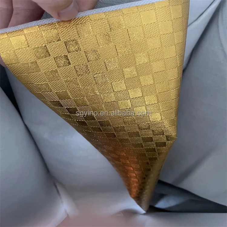PP laminated nonwoven recycled polypropylene fabric roll raw material plastic coated aluminum foil  pe film For high-classbags
