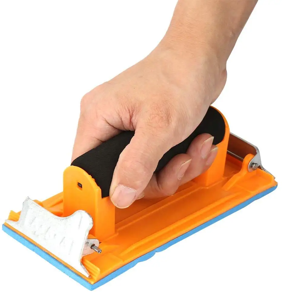 
Ручной держатель для сухой и влажной наждачной бумаги, шлифовальный полированный инструмент для деревообработки, полировки стен 