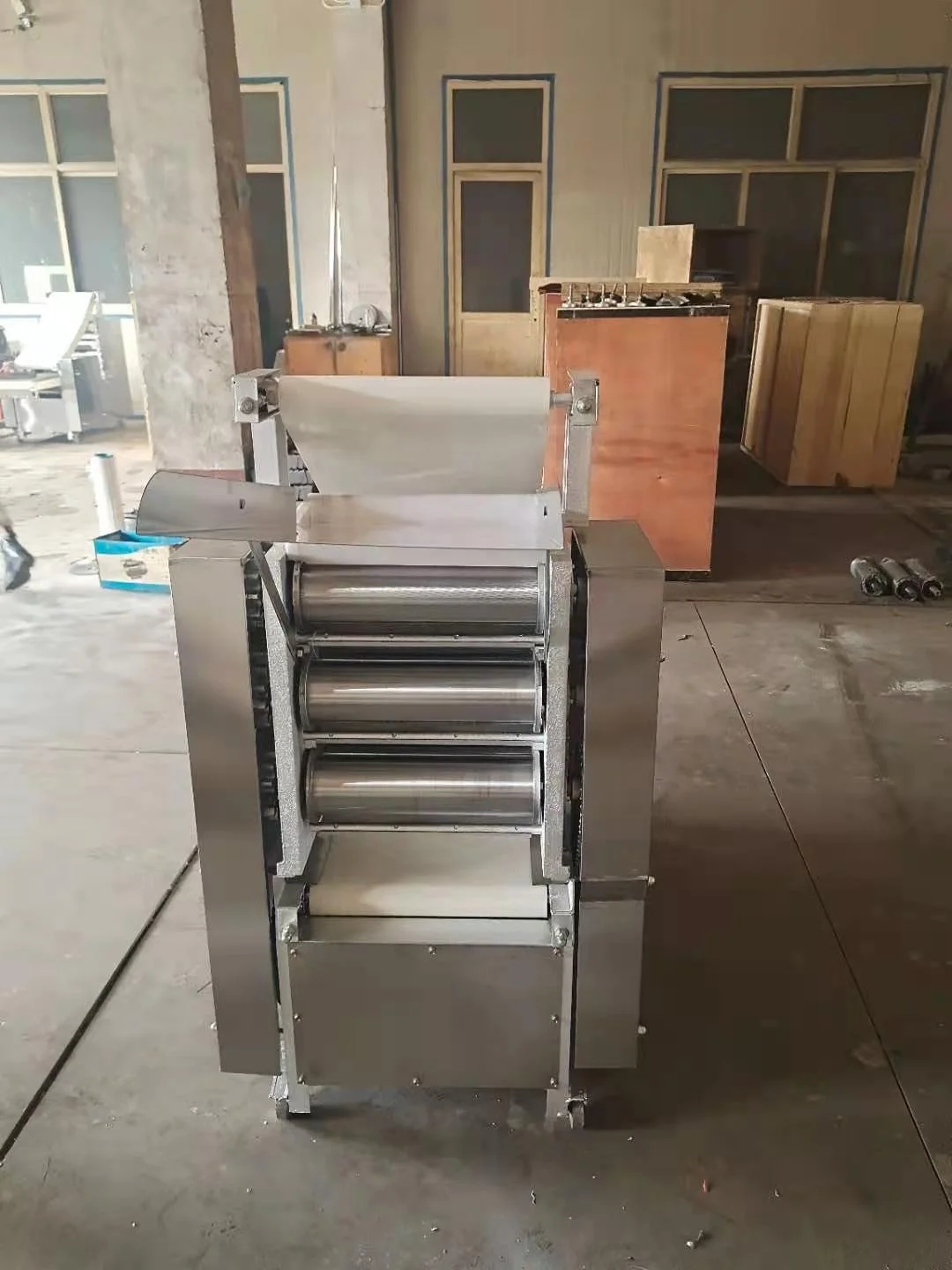 Commercial automatic arabic pita bread roti tortilla making machine Grain product making machines