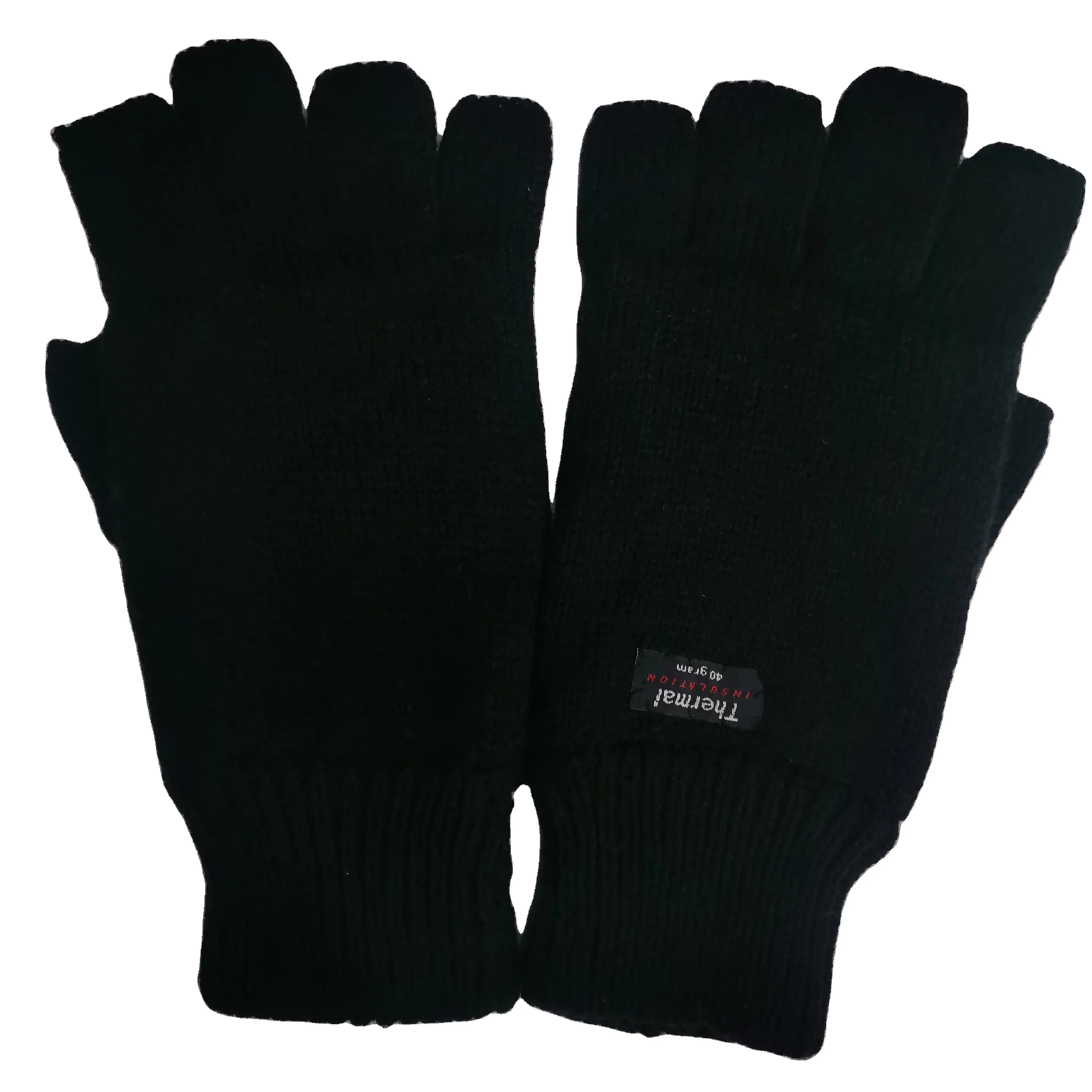 Лучший и Wecan 3m Thinsulate Подкладка из смешанного волокна, акрил свитер двойной вязки с перчатки без пальцев функции сенсорного экрана для зимы теплая одежда для улицы