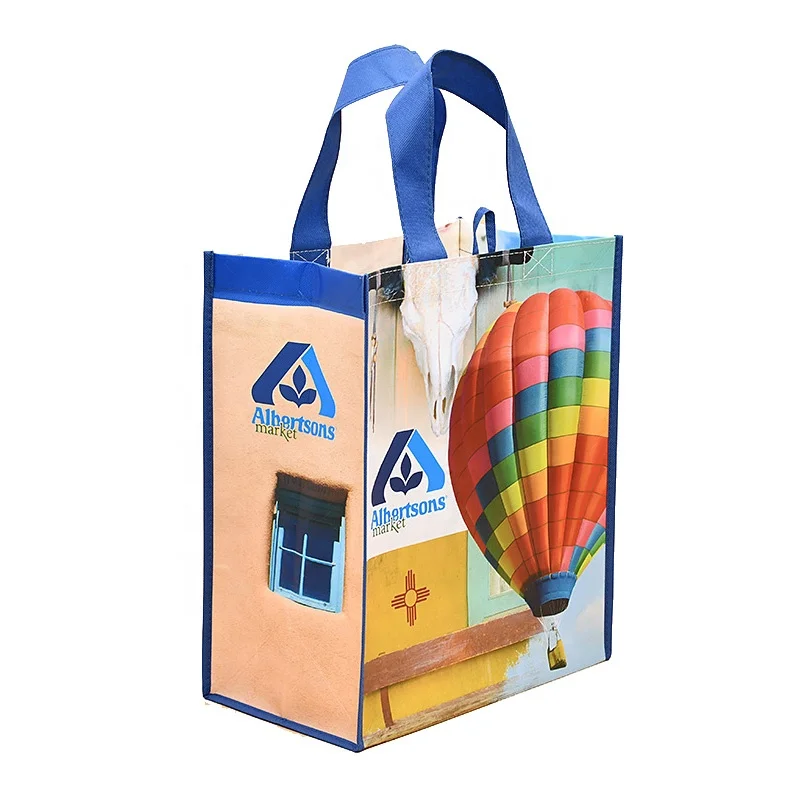 recyle grocery gift bag non woven bag fabric non woven pp metallic laminated bag with zipper manufacturer