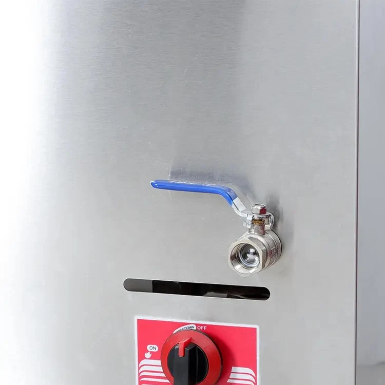 Commercial 14L double tank gas desktop fryer/gas fryer desktop/fryer gas machine with two tanks for restaurant use