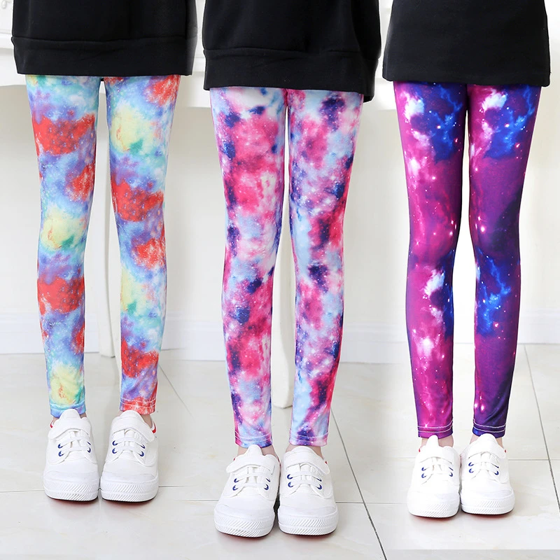 Wholesale girls Leggings 3d Printed Ankle-length Pants kids clothing baby girl trousers