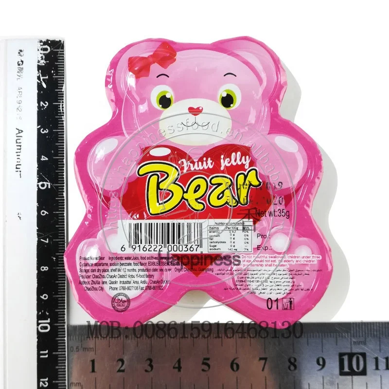 
good taste assorted fruity bear jelly 