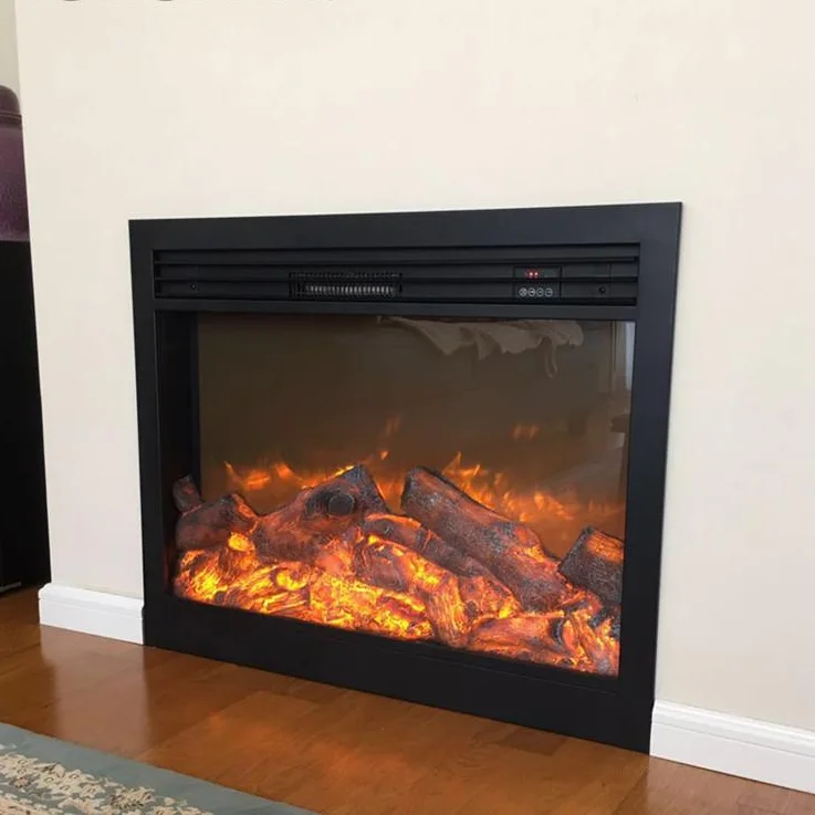 Q-02 Decorative Flame Electric Fireplace Heater for Mantel/Mantle TV Stand