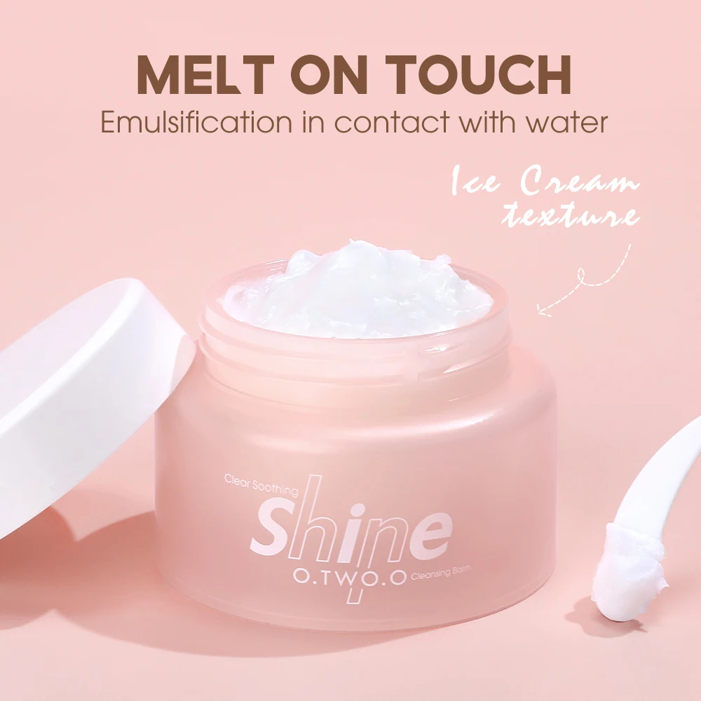 O.TWO.O Face Makeup Remover Makeup Soft Deep Cleansing Natural Cosmetic Facial Cleanser Facial Makeup Remover OEM Custom Logo