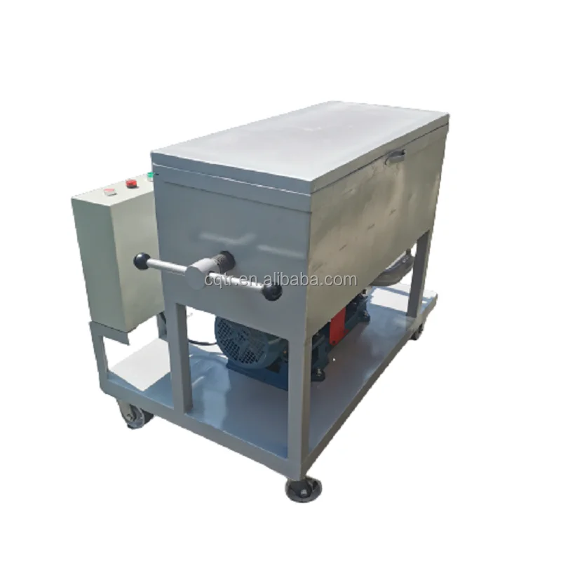 Plate frame pressure oil purifier with filter paper hydraulic oil impurity removal machine