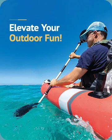 Yijia Challenger Inflatable Kayak Series Includes Deluxe 86 in Kayak Paddles and High-Output Pump Super Strong PVC