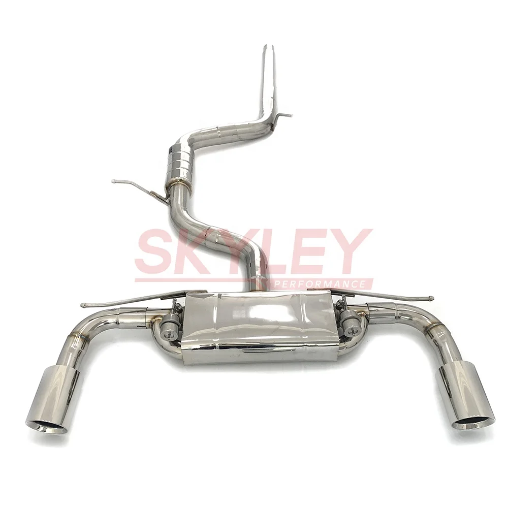 Тюнинг Catback выхлопные трубы для Vw Golf 7 5 Mk7 Mk7.5 Gti 2 0 t 2014-2020 выхлопная труба из нержавеющей стали глушитель Выхлопная система