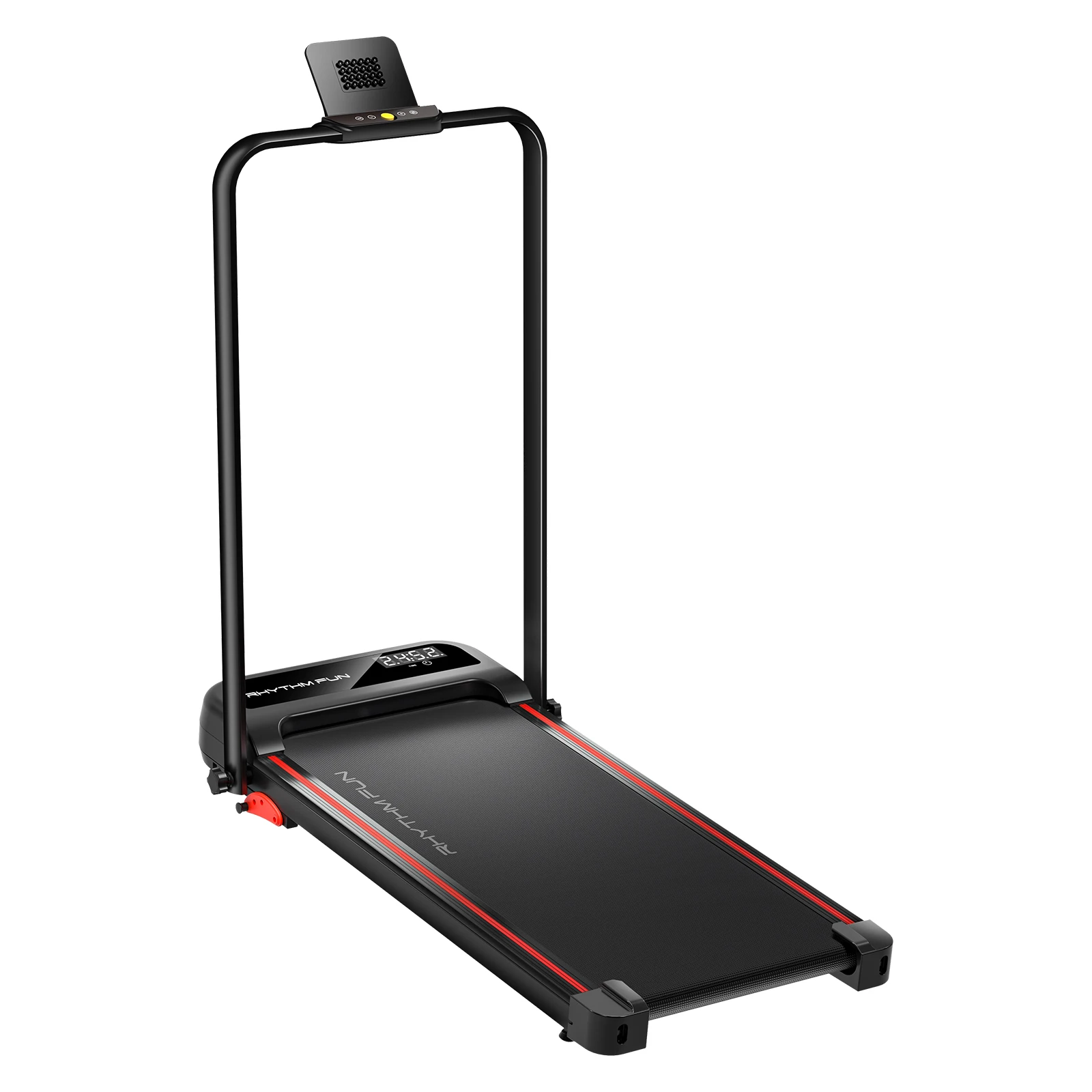 YPOO  Incline Foldable Walking Pad Remote Control with Handle Bar small foldable mini walking pad 2 in 1 treadmill with APP