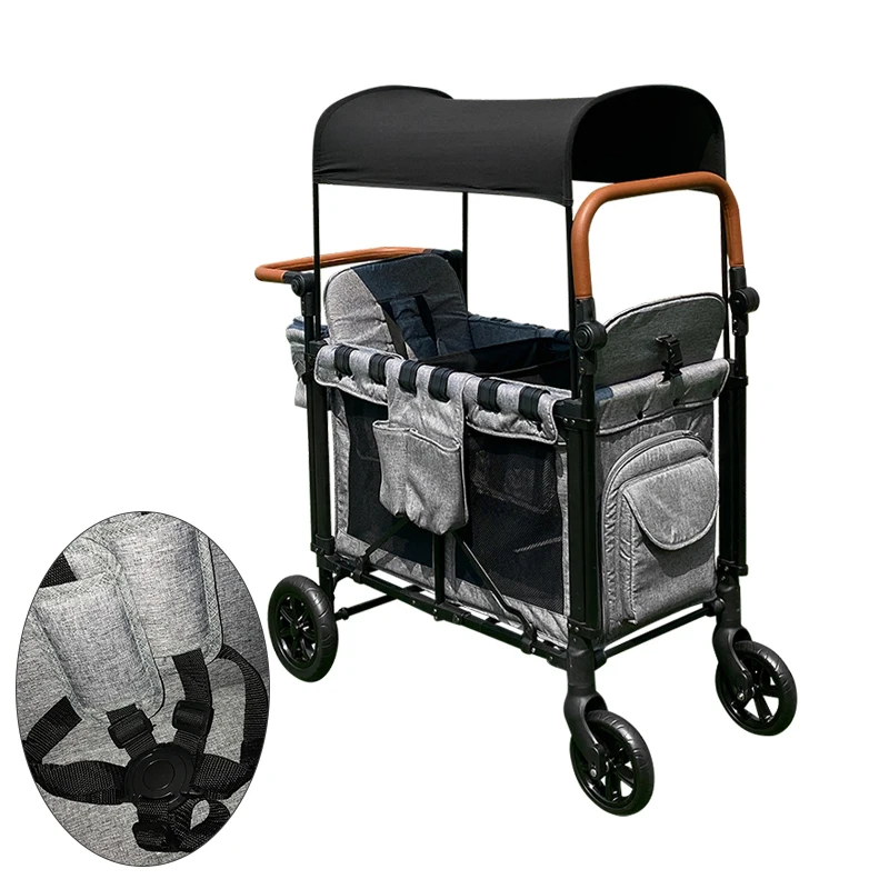 New style 2022 stroller wagon cargo nets baby wagon stroller  keenz  kids wagon stroller 2 seats