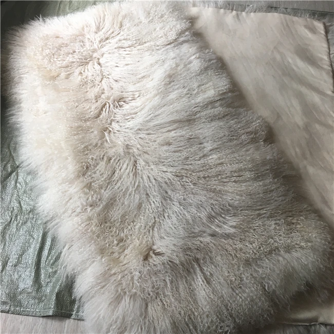 
China factory 100% real sheepskin mongolian lamb fur 