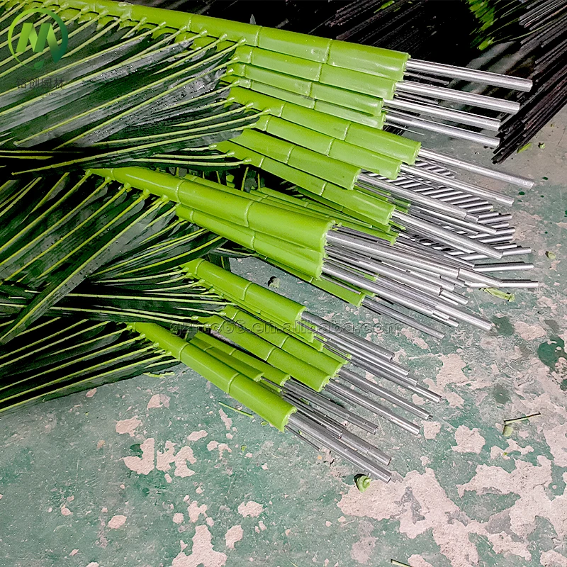 Real Touch Artificial Palm Tree Leaves High Quality Coconut Branch Long Life For Wholesales Outdoor and Indoor Decoration