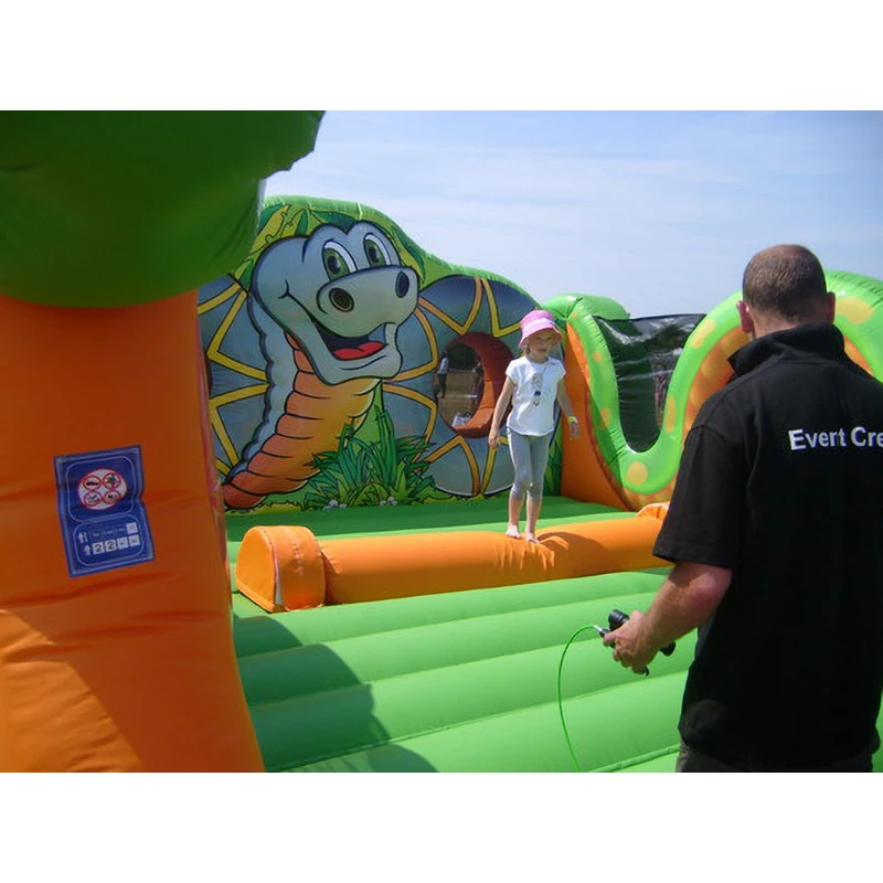 Unique challenge carnival log rolling balance games inflatable log game for sale