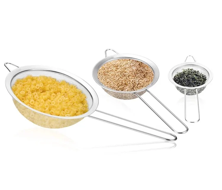 Stainless steel mesh sieve hand kneading steel mesh sieve