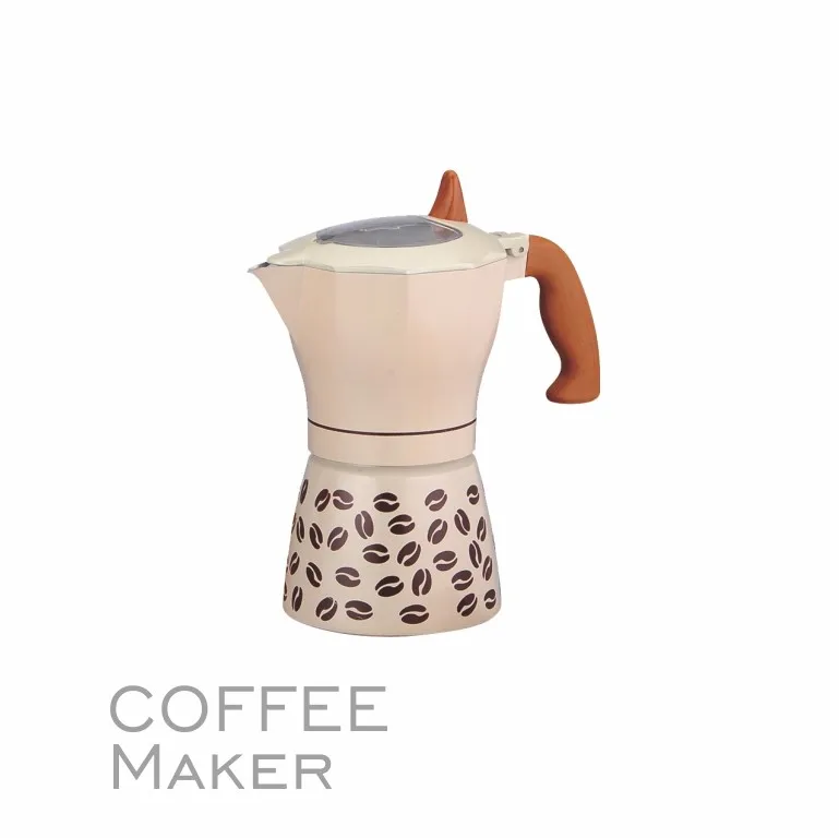 450ml Aluminum Moka Pot Hot-Selling Classic Design for Coffee Portable Gas & Ceramic Stove for Business Travel & Camping