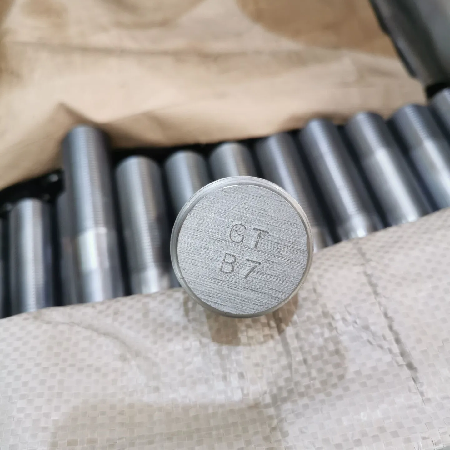 High Strength Steel Xylar 1 A320 Grade L7 L7M Assembled Nut Stud Bolt Galvanized