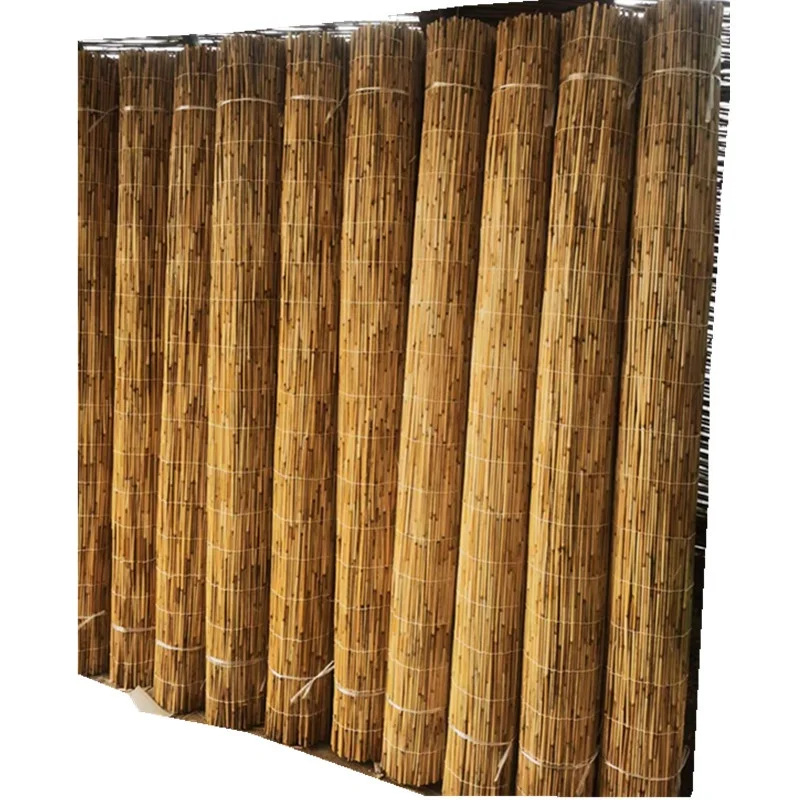 4m X 1.5m Natural Peeled Reed Screening Roll Blinds Garden Screen  Reed Fence