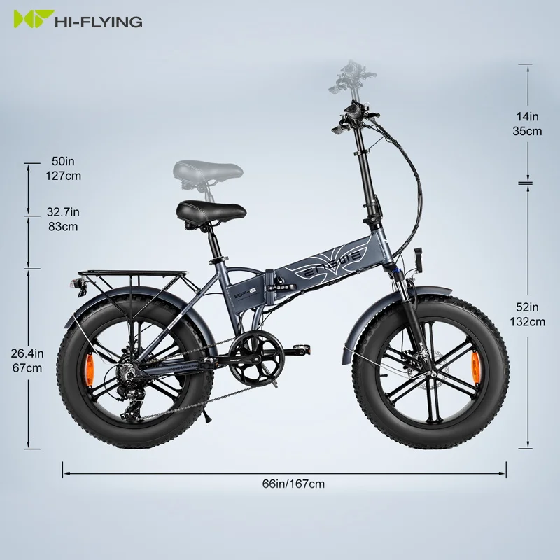 Suspension shockproof shock engwe 750w electric bike powerful electric fat bike 750w electric bike